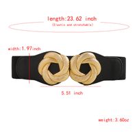 Elegant Lady Commute Solid Color Pu Leather Women's Leather Belts main image 4