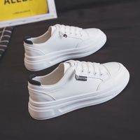Women's Casual Solid Color Round Toe Skate Shoes main image 5