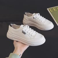Women's Casual Solid Color Round Toe Skate Shoes sku image 7