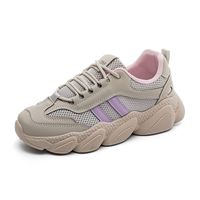 Women's Sports Color Block Round Toe Chunky Sneakers main image 3