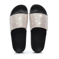 Women's Casual Vacation Solid Color Rhinestone Open Toe Slides Slippers main image 4
