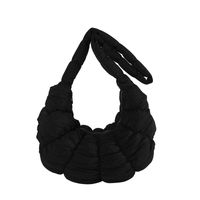 Women's Medium Nylon Solid Color Streetwear Zipper Cloud Shape Bag main image 2