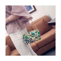 Women's Small Pu Leather Poker Streetwear Square Magnetic Buckle Crossbody Bag main image 4