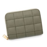 Women's Solid Color Pu Leather Zipper Card Holders sku image 3