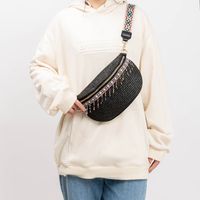 Women's Ethnic Style Solid Color Straw Waist Bags main image 5
