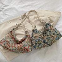 Femmes Petit Nylon Fleur Style Ethnique Fermeture Éclair Sac Sous Les Bras main image 2