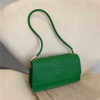 Women's Small Pu Leather Solid Color Streetwear Zipper Underarm Bag main image 2