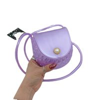 Women's Mini PVC Solid Color Basic Magnetic Buckle Shoulder Bag main image 5