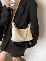 Women's Large Pu Leather Solid Color Classic Style Zipper Tote Bag sku image 4