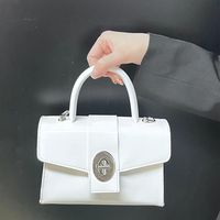 Women's Medium Pu Leather Solid Color Classic Style Flip Cover Handbag main image 3