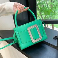 Women's Medium Pu Leather Solid Color Classic Style Zipper Handbag main image video