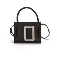 Women's Medium Pu Leather Solid Color Classic Style Zipper Handbag sku image 4