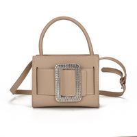 Women's Medium Pu Leather Solid Color Classic Style Zipper Handbag sku image 6