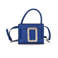 Women's Medium Pu Leather Solid Color Classic Style Zipper Handbag sku image 2