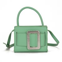 Women's Medium Pu Leather Solid Color Classic Style Zipper Handbag sku image 3