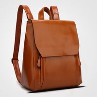 Waterproof 18 Inch Solid Color Daily Women's Backpack main image 1