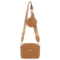 Women's Small Pu Leather Solid Color Streetwear Zipper Shoulder Bag sku image 1