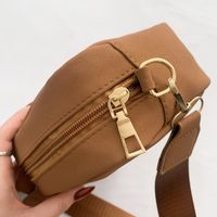 Women's Small Pu Leather Solid Color Streetwear Zipper Shoulder Bag main image 8