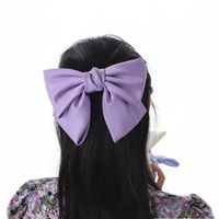 Elegant Simple Style Bow Knot Cloth Hair Clip 1 Piece main image 2