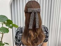Elegant Sweet Bow Knot Arylic Cloth Hair Clip 1 Piece sku image 11