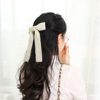 Elegant Sweet Bow Knot Arylic Cloth Hair Clip 1 Piece main image 5