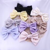 Elegant Simple Style Bow Knot Cloth Hair Clip 1 Piece main image 4