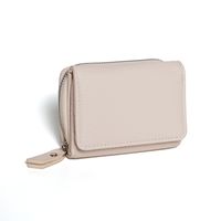 Women's Solid Color Pu Leather Zipper Wallets sku image 6