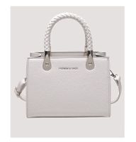 Women's Medium Pu Leather Solid Color Classic Style Zipper Handbag sku image 3