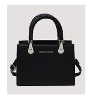 Women's Medium Pu Leather Solid Color Classic Style Zipper Handbag sku image 1