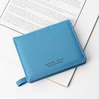 Women's Solid Color Pu Leather Zipper Wallets sku image 12