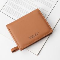 Women's Solid Color Pu Leather Zipper Wallets sku image 11