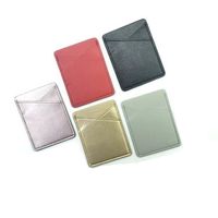 Unisex Color Block Solid Color Pu Leather Open Card Holders main image 5