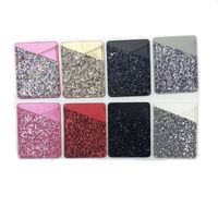 Unisex Color Block Solid Color Pu Leather Open Card Holders main image 4