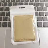 Unisex Color Block Solid Color Pu Leather Open Card Holders sku image 15