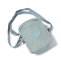 Women's Medium Nylon Solid Color Basic Zipper Crossbody Bag main image 2