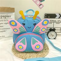 Unisex Small Oxford Cloth Cartoon Cute Square Zipper Fashion Backpack sku image 4