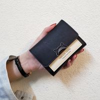 Women's Solid Color Pu Leather Zipper Buckle Wallets sku image 3
