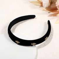 Women's Elegant Simple Style Bee Flannel Hair Band main image 4