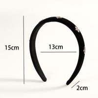 Women's Elegant Simple Style Bee Flannel Hair Band main image 2