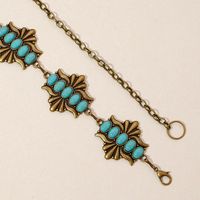 Vintage Style Bohemian Geometric Zinc Alloy Inlay Turquoise Rose Gold Plated Gold Plated Silver Plated Women's Waist Chain main image 9