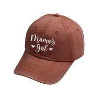 Women's Embroidery Sports Letter Embroidery Curved Eaves Baseball Cap sku image 10