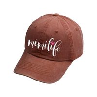 Children Unisex Embroidery Vintage Style Simple Style Letter Embroidery Curved Eaves Baseball Cap sku image 7