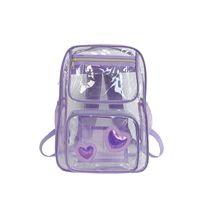 Waterproof 20 Inch Solid Color Daily School Backpack main image 5