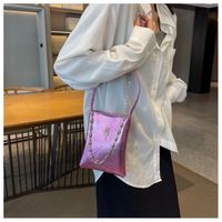 Women's Medium Pu Leather Solid Color Classic Style Square Zipper Shoulder Bag main image 2