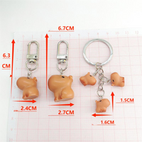 Casual Cute Simple Style Animal Resin Bag Pendant Keychain main image 2
