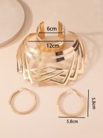 Retro Geometric Metal Plating Gold Plated Women's Necklace main image 3