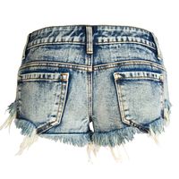 Women's Holiday Daily Streetwear Gradient Color Shorts Washed Hot Pants main image 3
