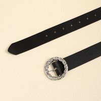 Vintage Style Simple Style Solid Color Pu Leather Belt Buckle PU Artificial Leather Women's Leather Belts main image 8