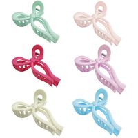 Women's Casual Simple Style Bow Knot Plastic Hair Claws main image 3