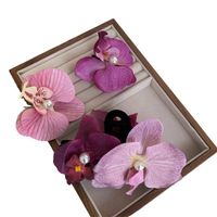 IG Style Sweet Flower Cloth Inlay Pearl Hair Clip Hair Claws 1 Piece main image 4